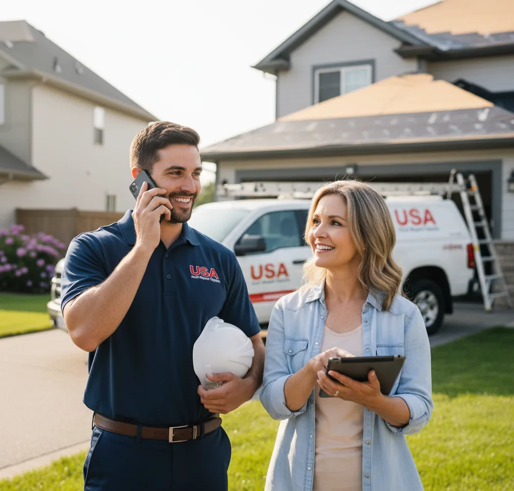USA Roof Repair Experts customer support in East Burke